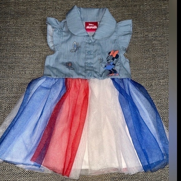 DISNEY’S Minnie mouse dress, Disney Junior size 2T, Walt Disney World NWT - Picture 4 of 6